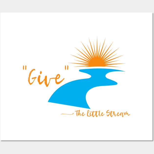 Give Said the Little Stream Wall Art by MalibuSun